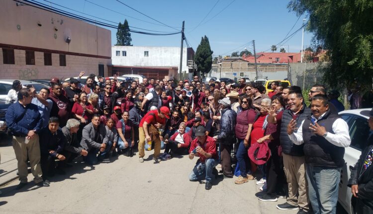 CON LA MILITANCIA DE MORENA EN ROSARITO